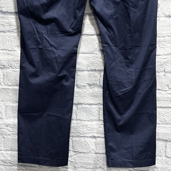UNTUCKit Relaxed Fit Men Cotton Navy Blue Casual Chino Khaki Pants Size 38X31 - Picture 7 of 14